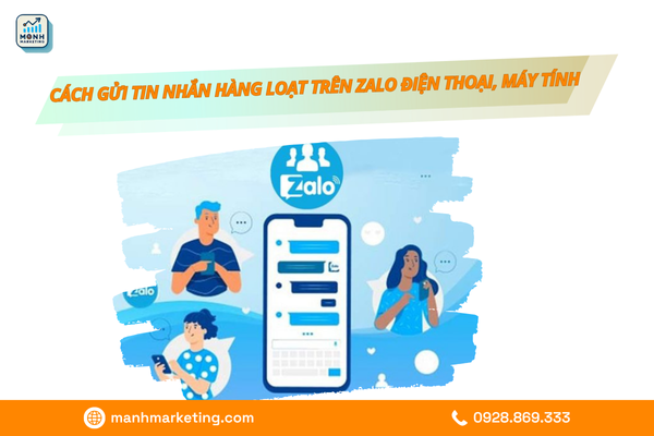 gửi tin nhắn hàng loạt trên zalo