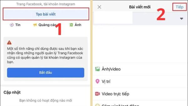 Tạo bài viết
